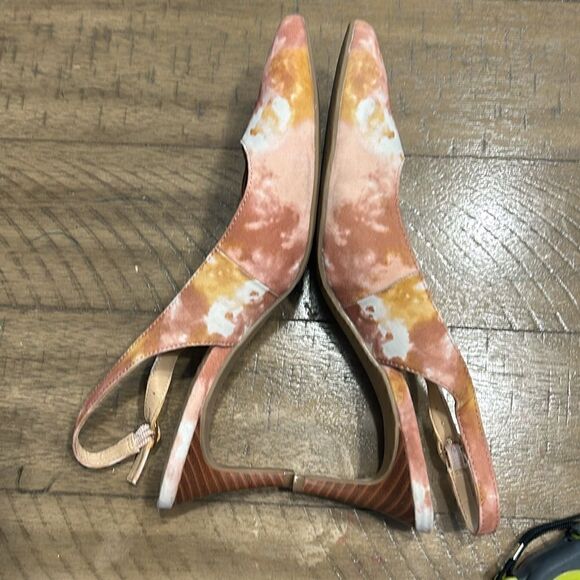 Ann Taylor sling back heels size 8 - Picture 7 of 8